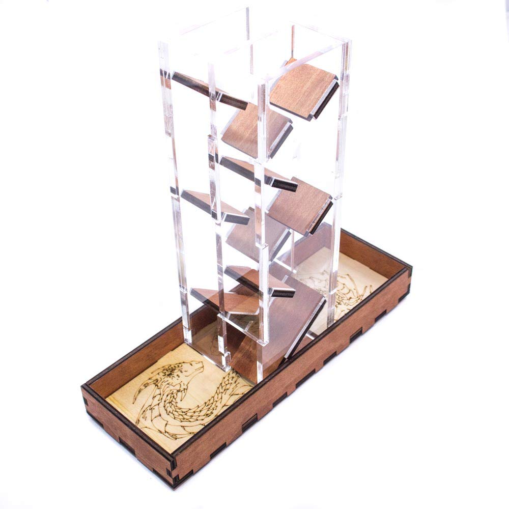 Dueling Dice Tower - Dragon Engraving - Gunstock